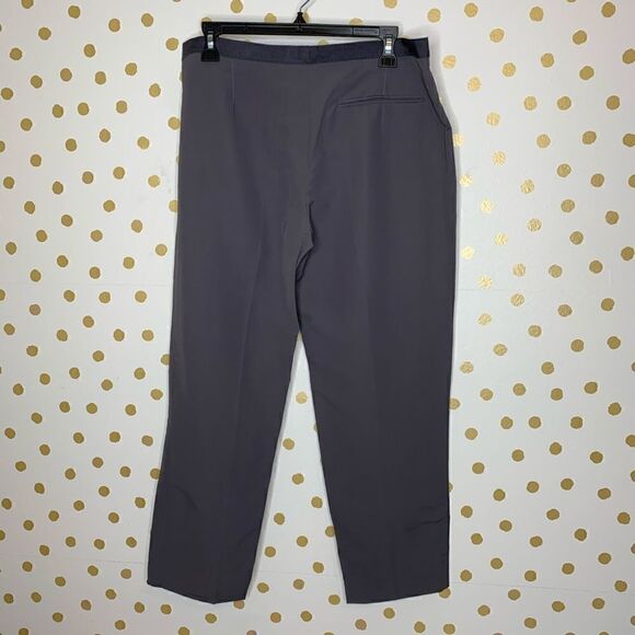 LANVIN Gray Ankle Trouser Pants - Picture 2 of 5